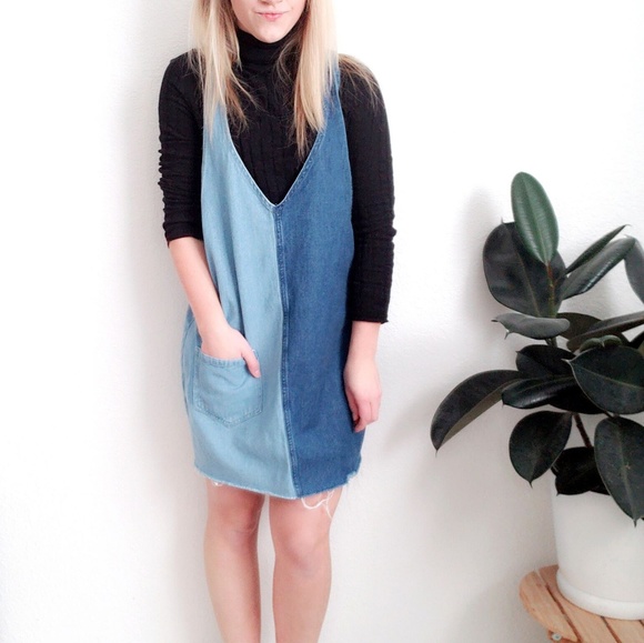 H&M Dresses & Skirts - Divided H&M 551 Denim Reconstructed Mini Dress 14